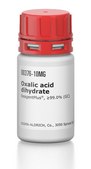 Oxalic acid dihydrate ReagentPlus®, ≥99.0% (GC)