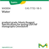 Water gradient grade, Meets Reagent Specifications for testing USP/NF monographs OmniSolv®