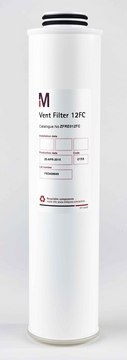 Vent Filter Protects stored pure water quality by providing advanced protection against airborne contaminants. For SDS storage tanks.