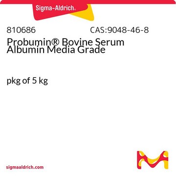 Probumin&#174; Bovine Serum Albumin Media Grade pkg of 5&#160;kg, media grade