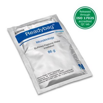 Buffered Peptone Water ReadyBag®, ISO, FDA BAM, EP, granular, pack of 35 × 86 g, sterile; γ-irradiated