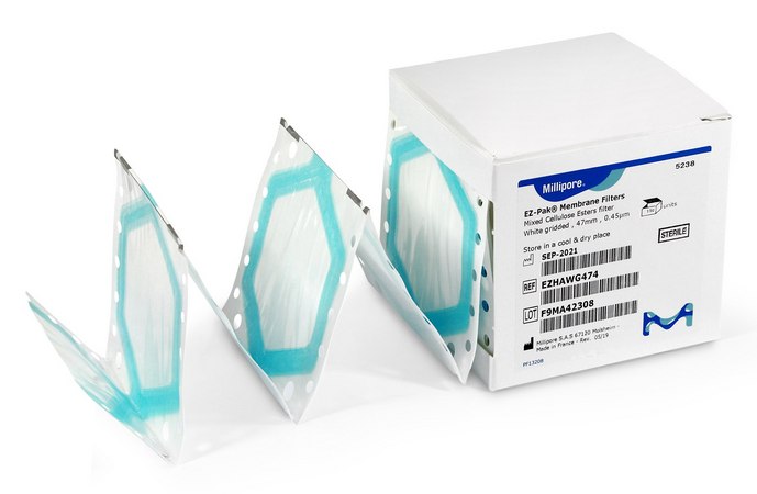 EZ-Pak Filters, 0.45um, 47mm, white gridded