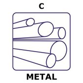 Carbon rod, 300mm, diameter 10.0mm, graphite, 100%
