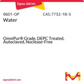 Water OmniPur® Grade, DEPC Treated, Autoclaved, Nuclease-Free