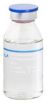 Buffered Sodium Chloride Peptone Solution bottle capacity 100&#160;mL, bottle filling volume 100&#160;mL, closure type, Blue flipcap with septum, pack of 10&#160;bottles