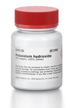 Potassium hydroxide ACS reagent, = 85 , pellets 1310-58-3