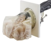 Tryptic Soy Agar - Ready-to-use Settle Plates IsoBag®, 190 mm alpha-port, ICR plus lockable Plates, sterile; irradiated, plate diam. 90 mm, suitable for air monitoring