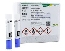 TOC Cell Test photometric, 5.0-80.0 mg/L (TOC), Spectroquant®
