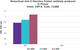 Anti-C-Reactive Protein antibody, Mouse monoclonal clone CRP-8, purified from hybridoma cell culture