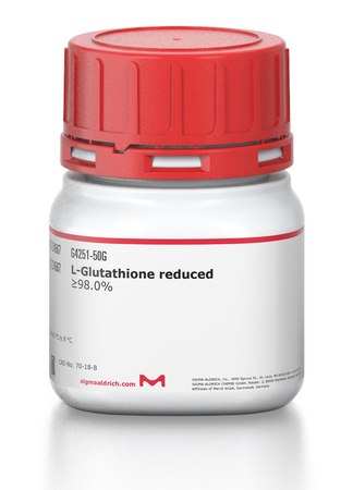 g4m glutathione L-Glutathione reduced, 70-18-8, G4251, Sigma-Aldrich