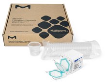 Microfil® with EZ-Pak® sample volume 100 mL, ready-to-use, mixed cellulose esters (MCE), pore size 0.45 μm, filter diam. 47 mm, white filter, gridded filter