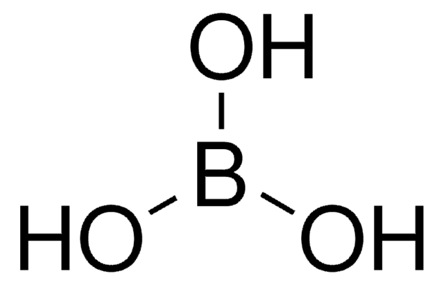 Boric acid Meets ACS Specifications, Meets Reagent Specifications for testing USP/NF monographs GR ACS