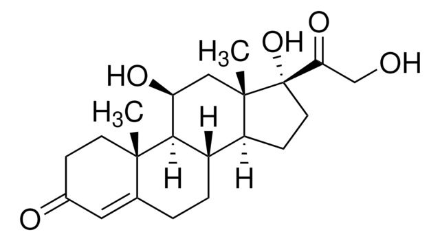 Hydrocortisone, Chromatographic Standard Conforms to USP Reference Standard.