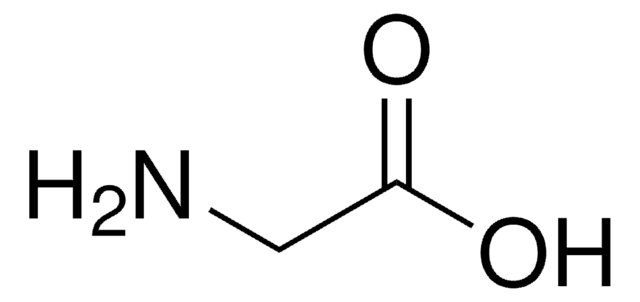 Glycine buffer substance for electrophoresis